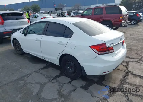 2013 Honda Civic Lx from USA, damaged, VIN 19XFB2F58DE258007